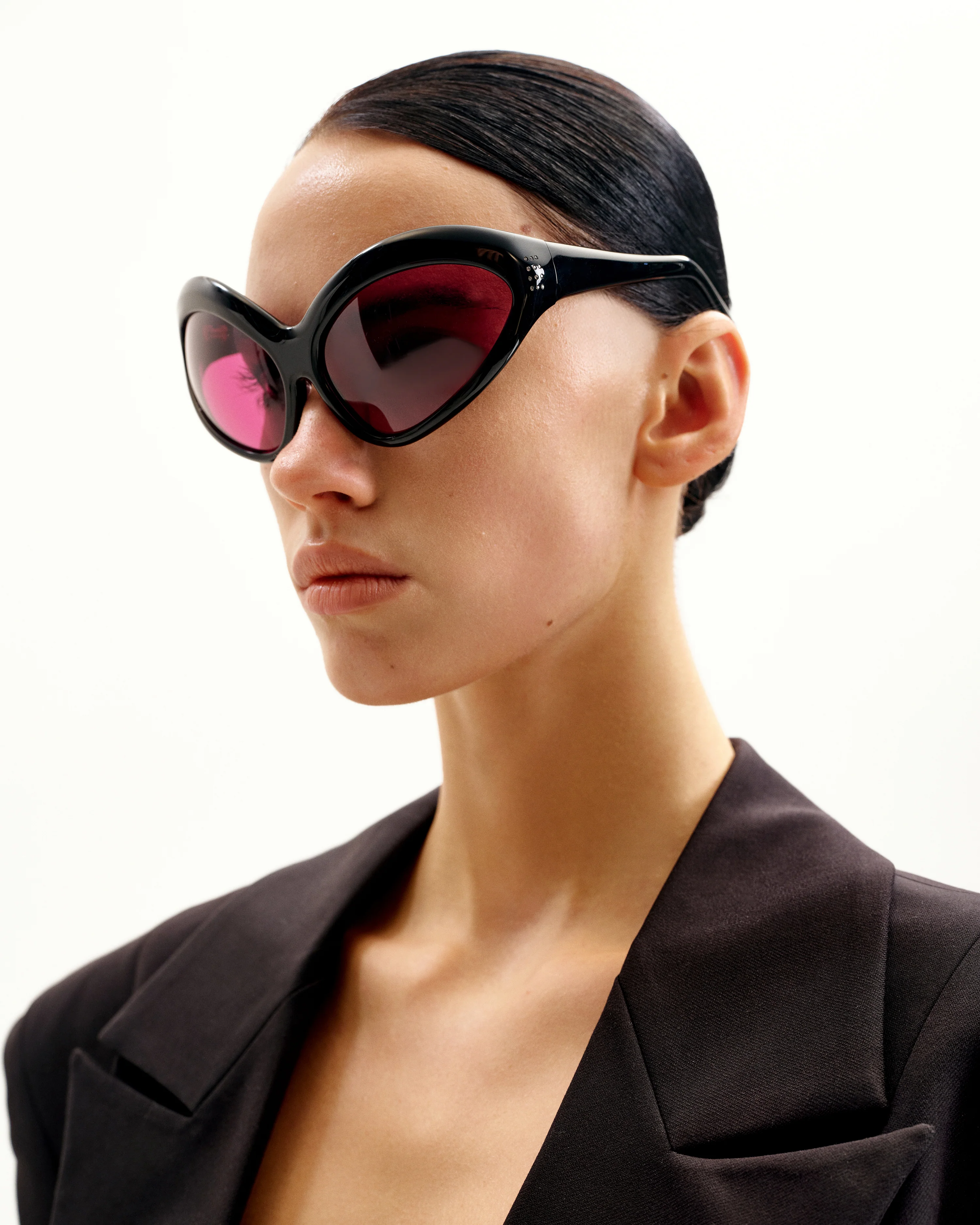 Quorra Cat-Eye Sonnenbrille - Schwarz - Image 2