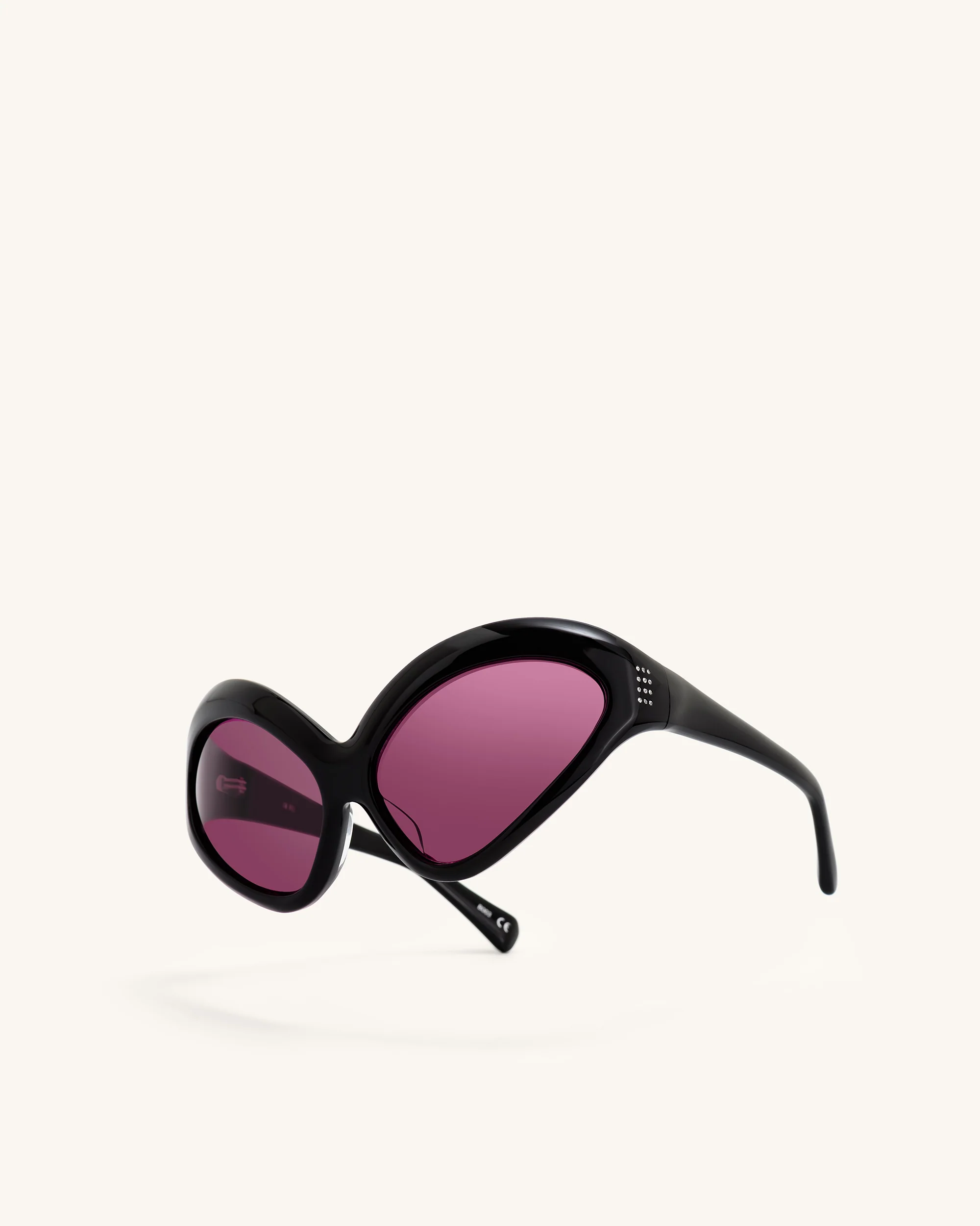 Quorra Cat-Eye Sonnenbrille - Schwarz - Image 3