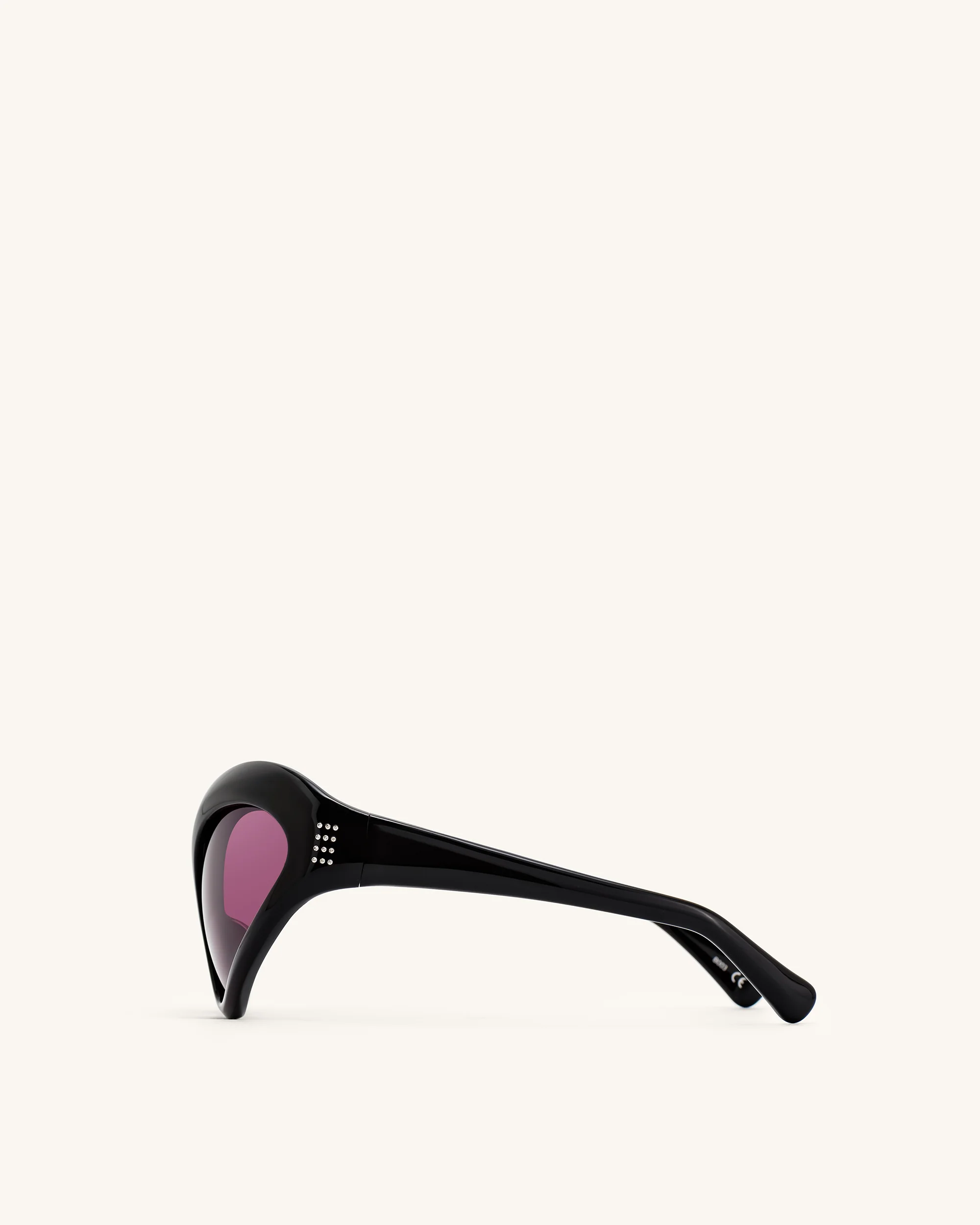 Quorra Cat-Eye Sonnenbrille - Schwarz - Image 4