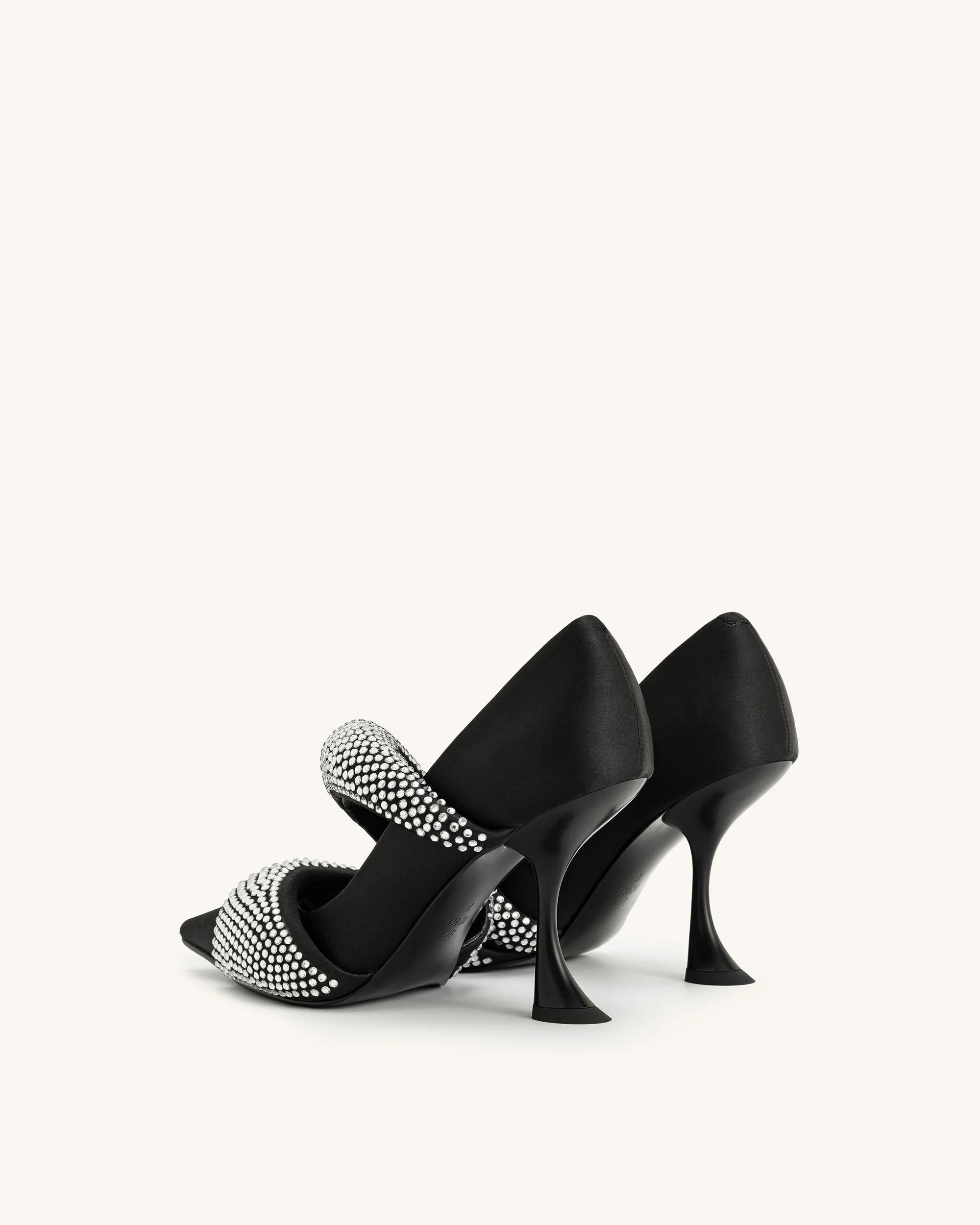 Sara Pumps mit künstlichen Kristallen - Schwarz - Image 5