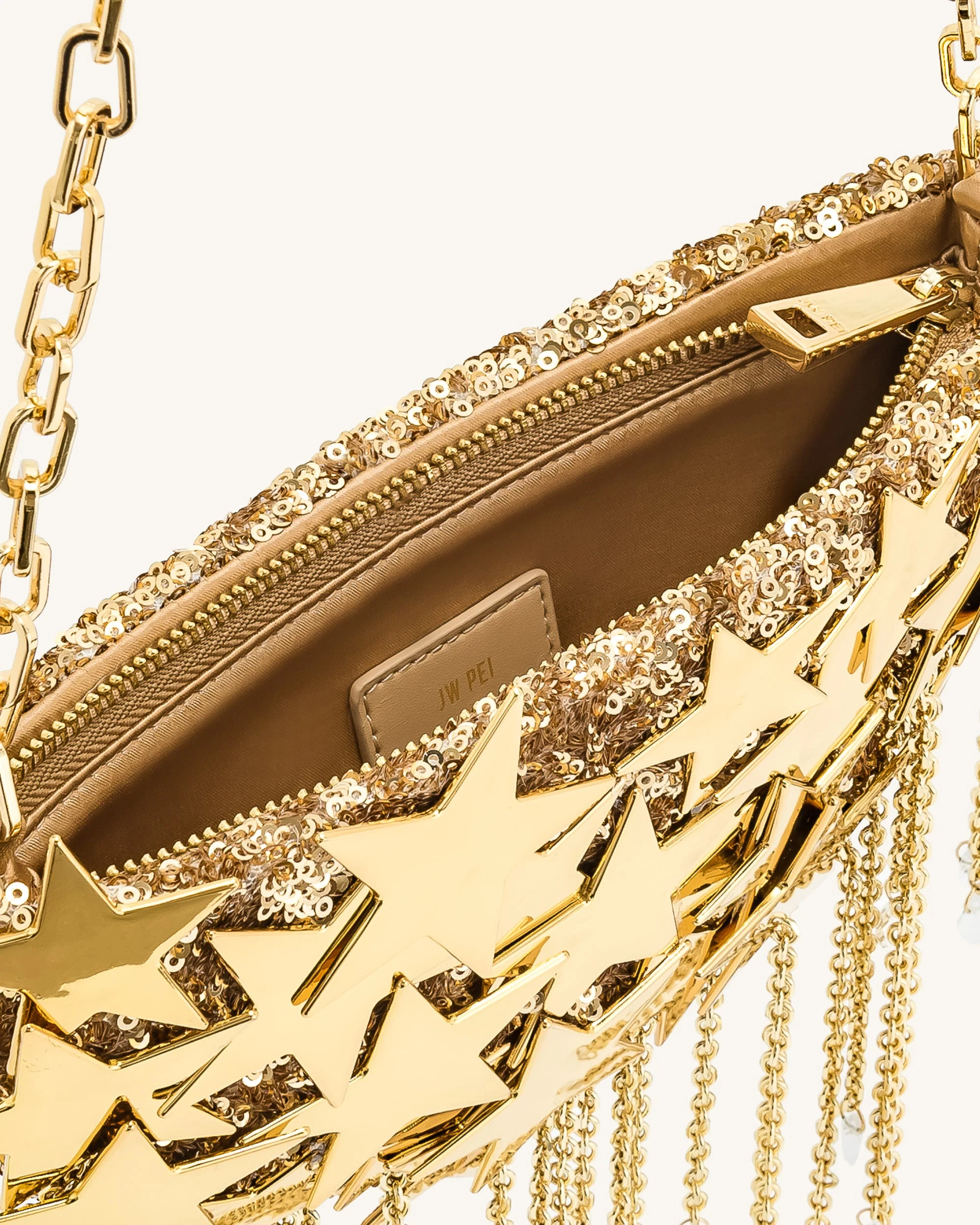 Anika Kettenhandtasche mit Stern-Verzierung - Gold - Image 5