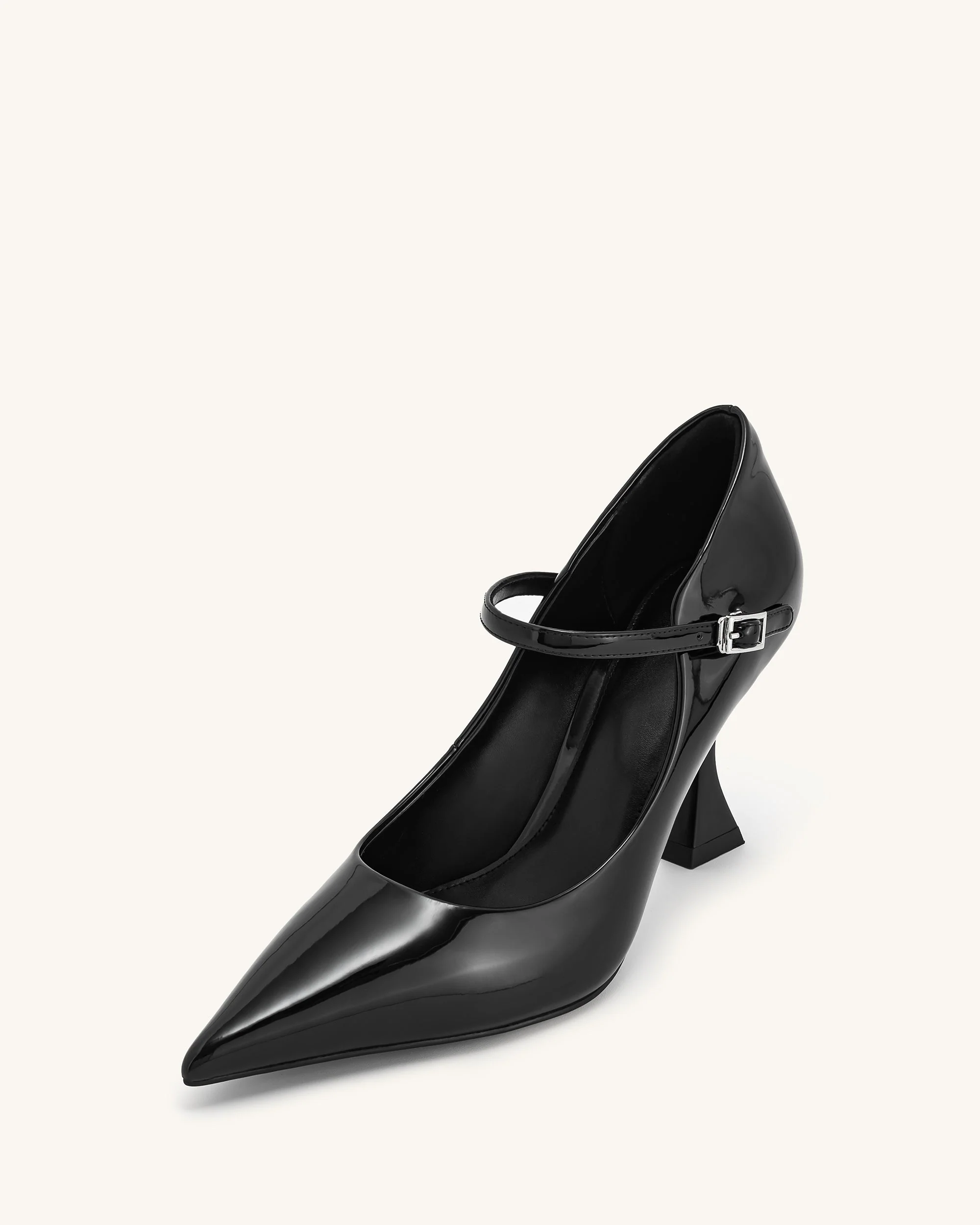 Thalina Lackleder Pumps - Schwarz - Image 7