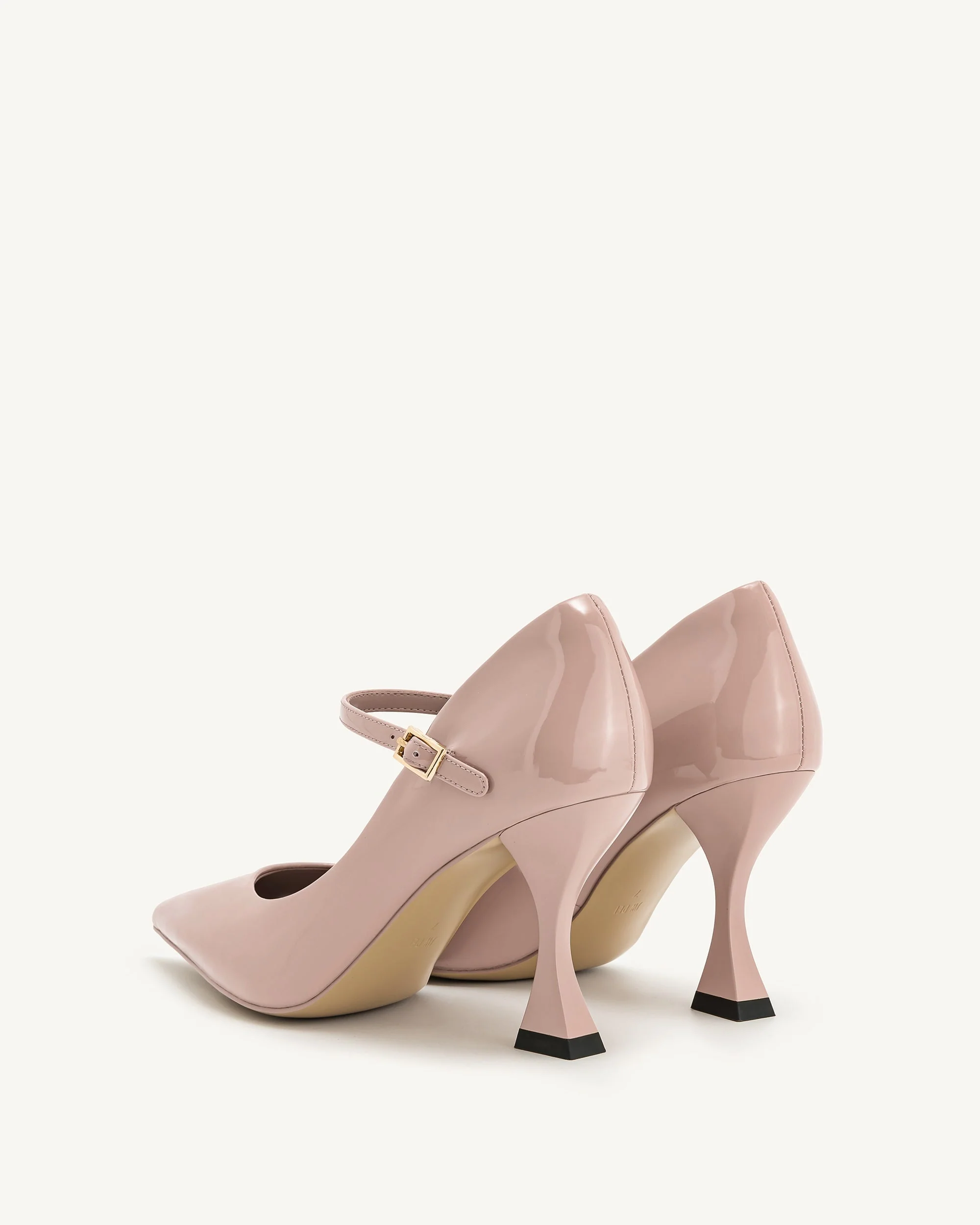 Thalina Lackleder-Pumps – Altrosa - Image 4