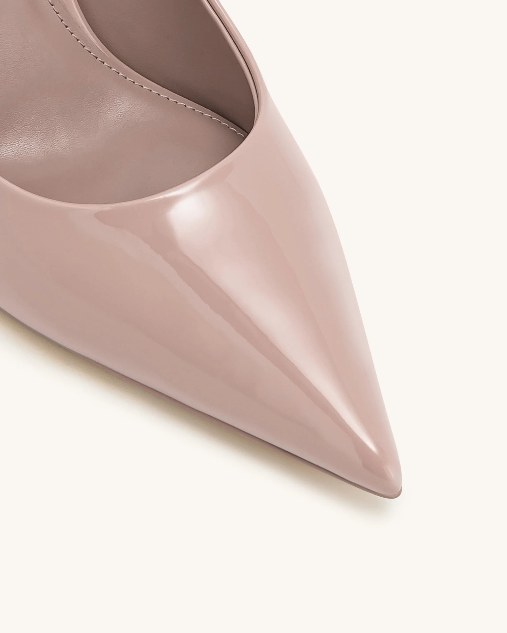 Thalina Lackleder-Pumps – Altrosa - Image 5