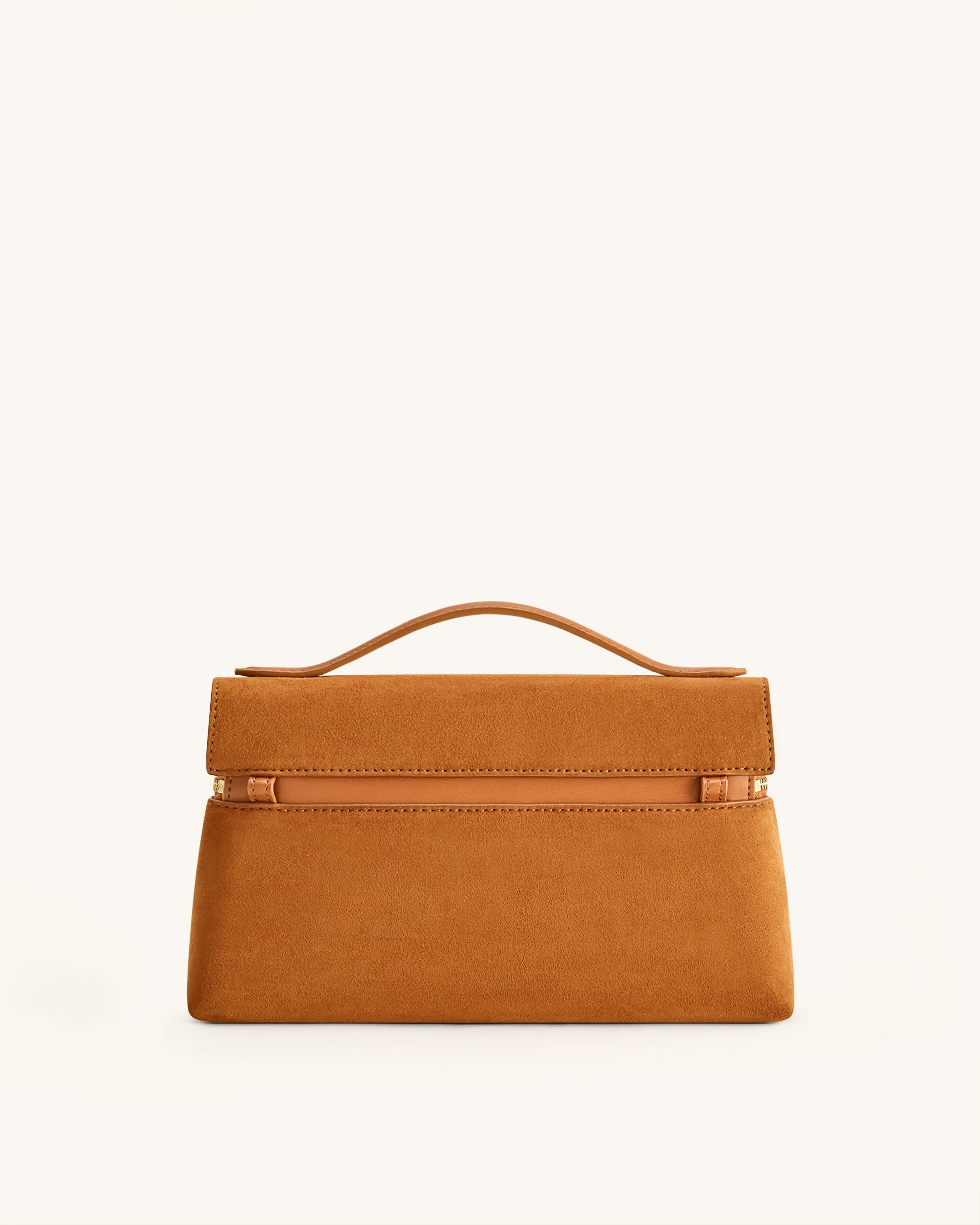 Thea Handtasche aus Kunstwildleder – Kamel - Image 3