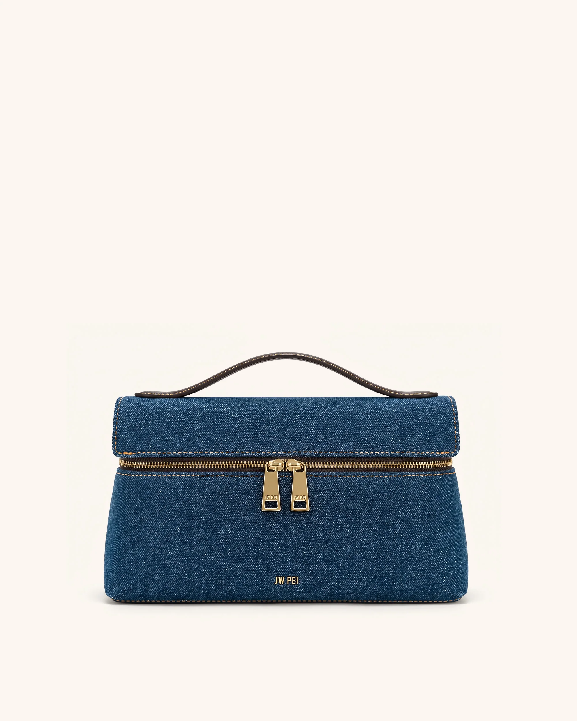 Thea Henkeltasche - Blauer Denim