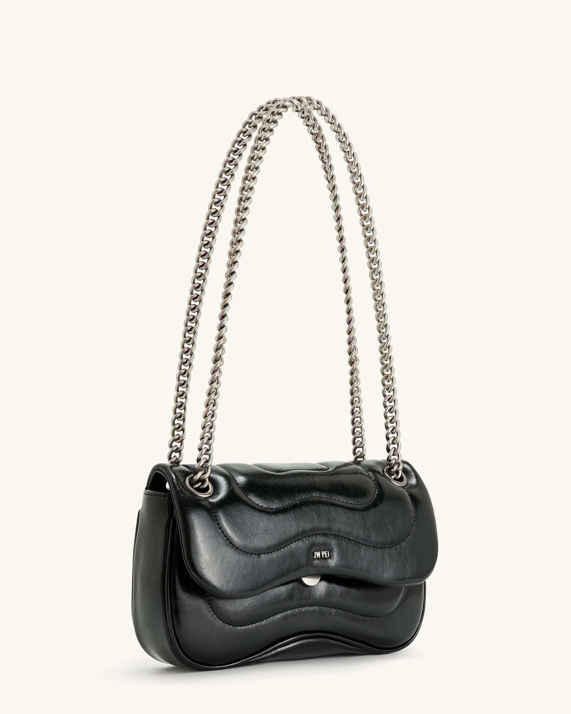 Tina Steppkette Crossbody - Schwarz - Image 2
