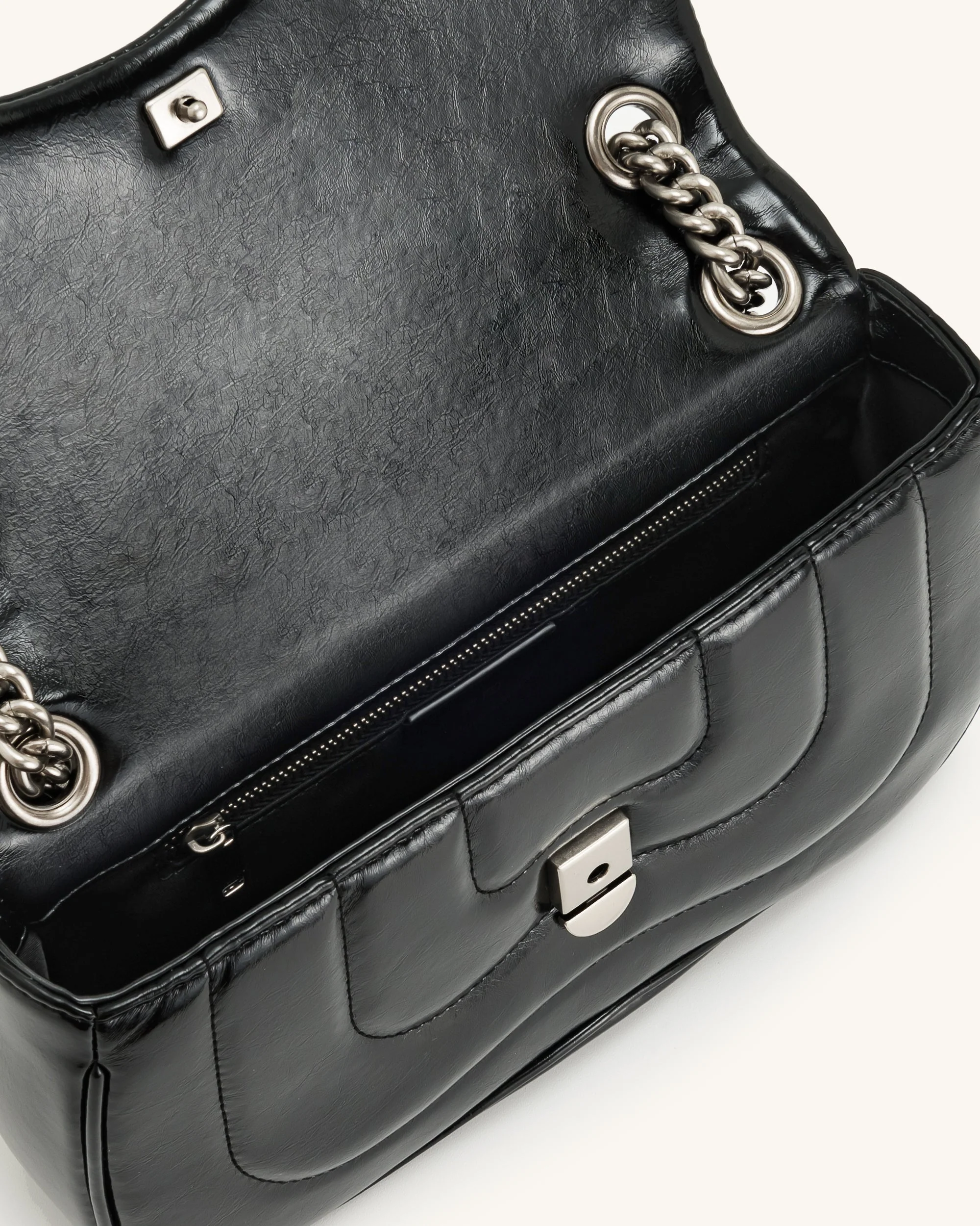 Tina Steppkette Crossbody - Schwarz - Image 4