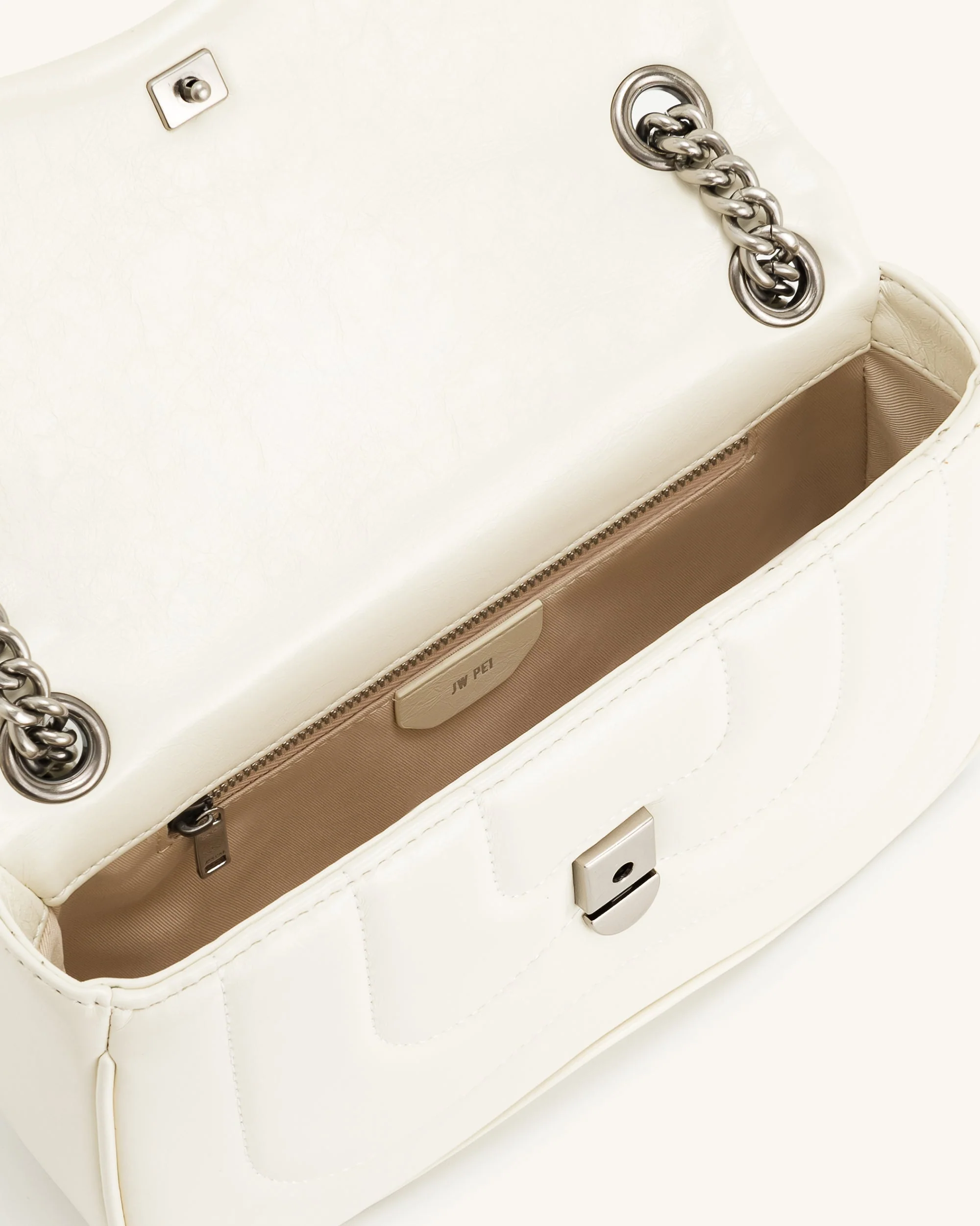 Tina Steppkette Crossbody - Elfenbein - Image 4