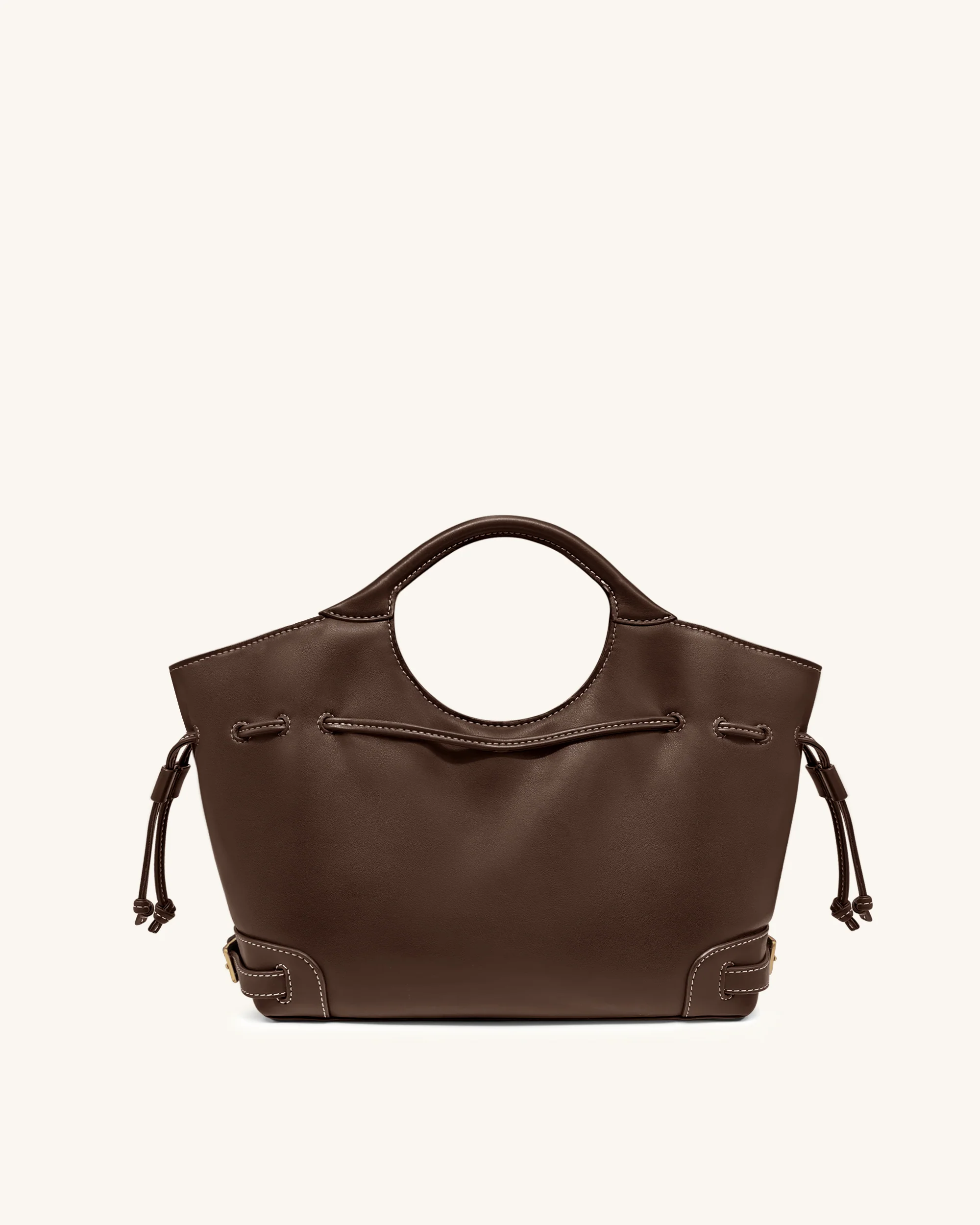 Virelle Tote-Bag mit Kordelzug – Braun - Image 4