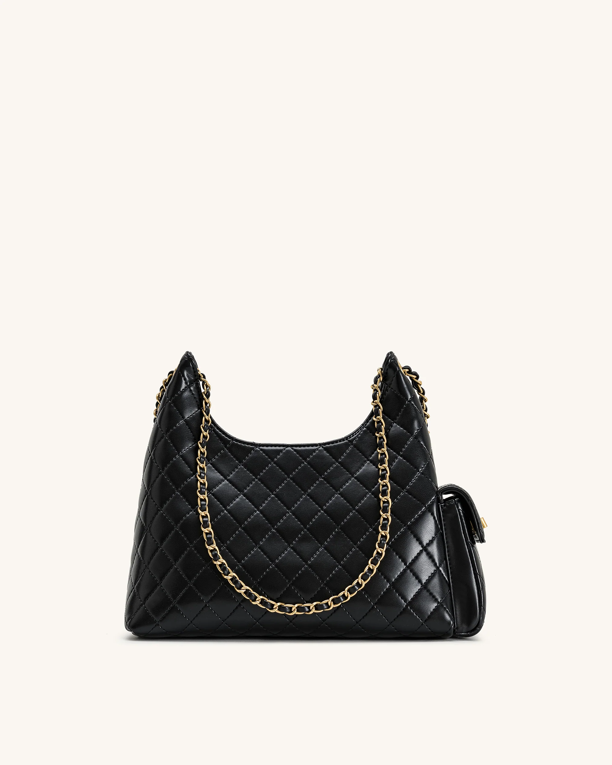 Vivian Gesteppte Kettenschultertasche - Schwarz - Image 3