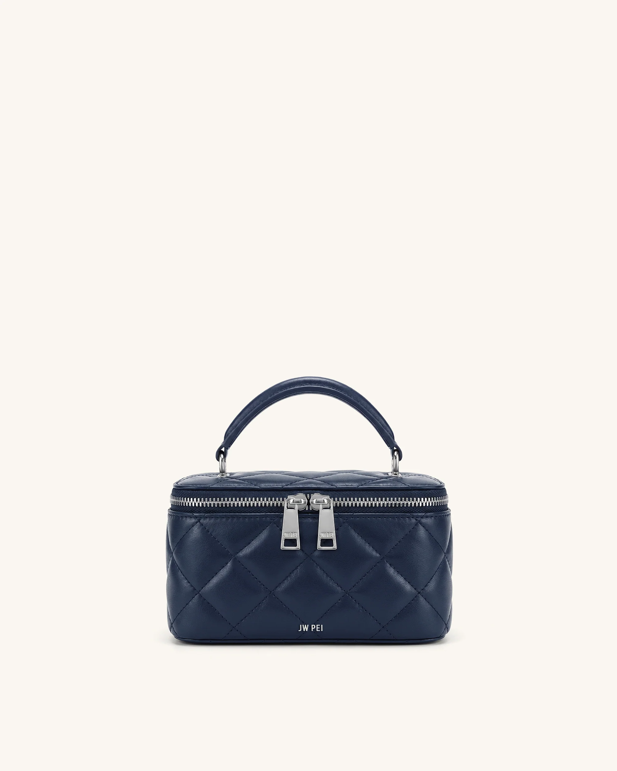 Vivienne Gesteppte Vanity-Henkeltasche - Marineblau