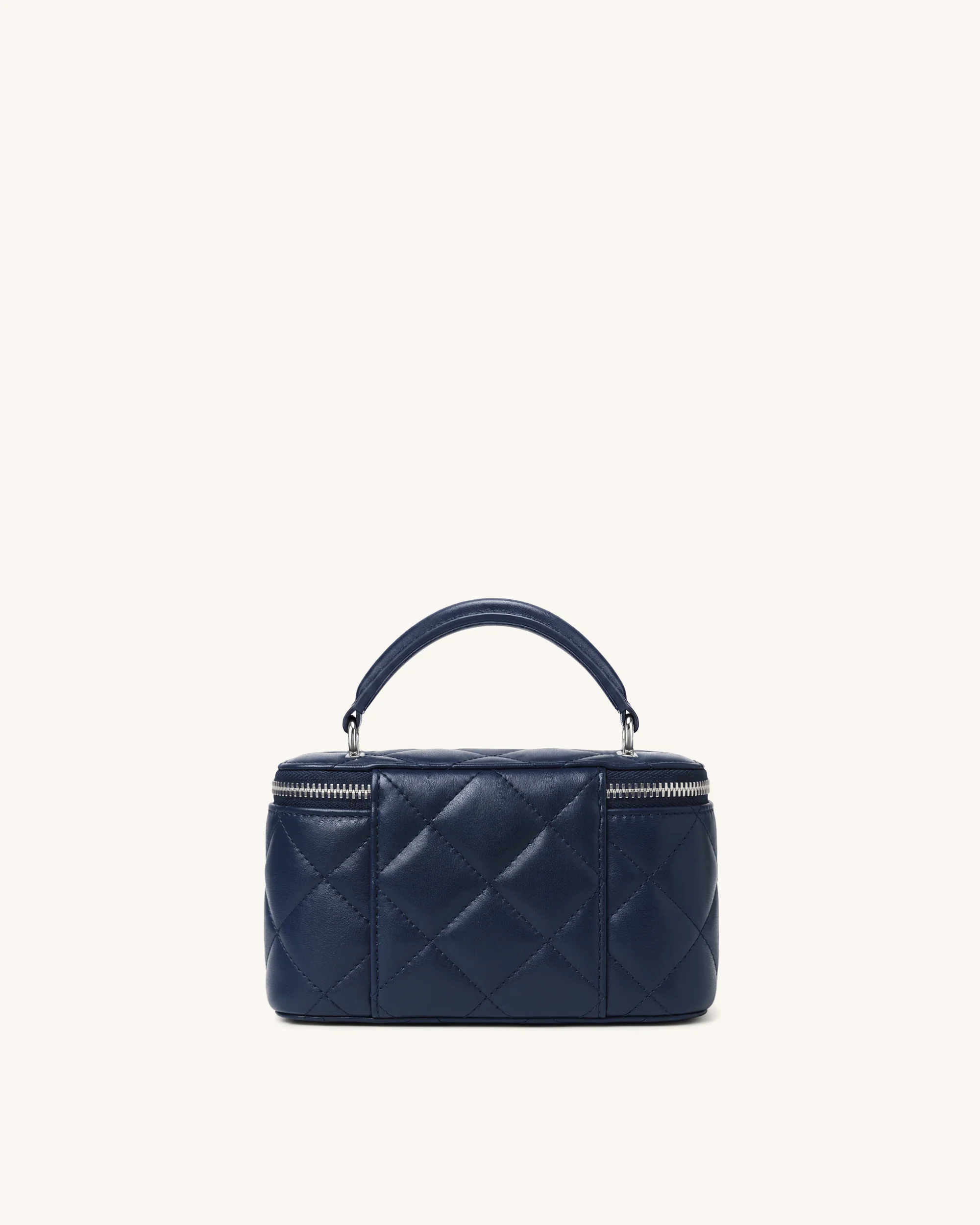 Vivienne Gesteppte Vanity-Henkeltasche - Marineblau - Image 3