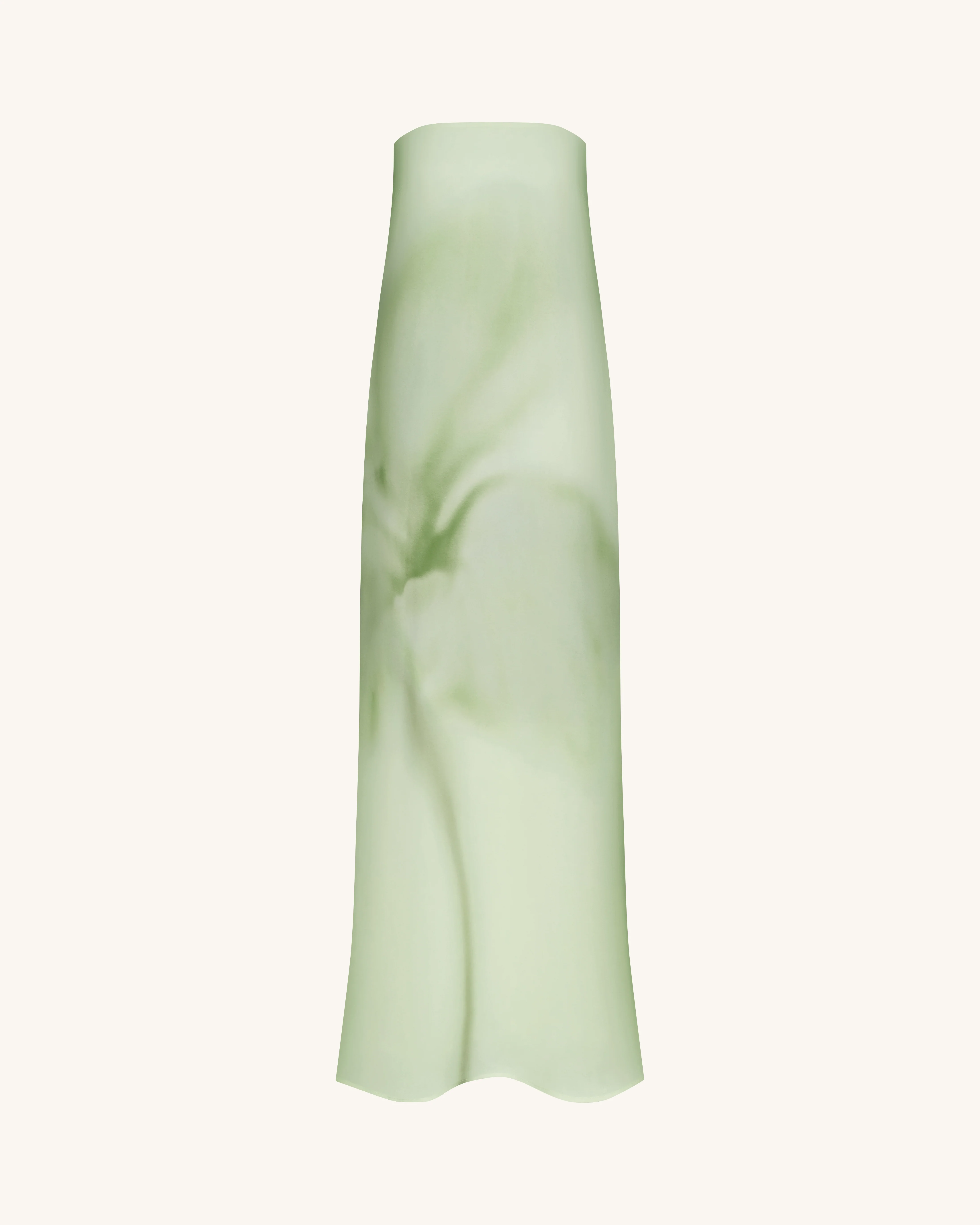 Aquarell-Blumenprint trägerloses Maxikleid - Grün - Image 3