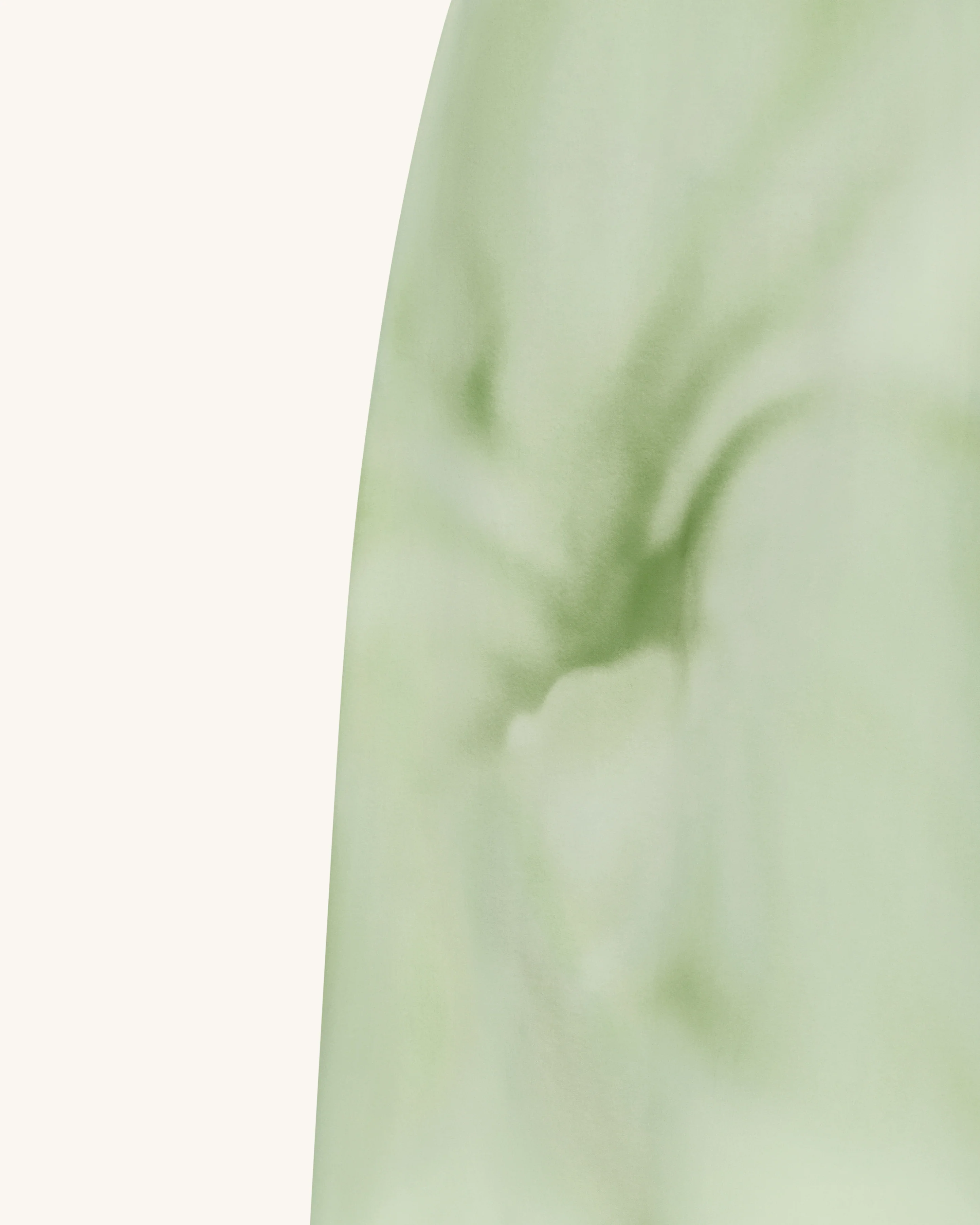 Aquarell-Blumenprint trägerloses Maxikleid - Grün - Image 5