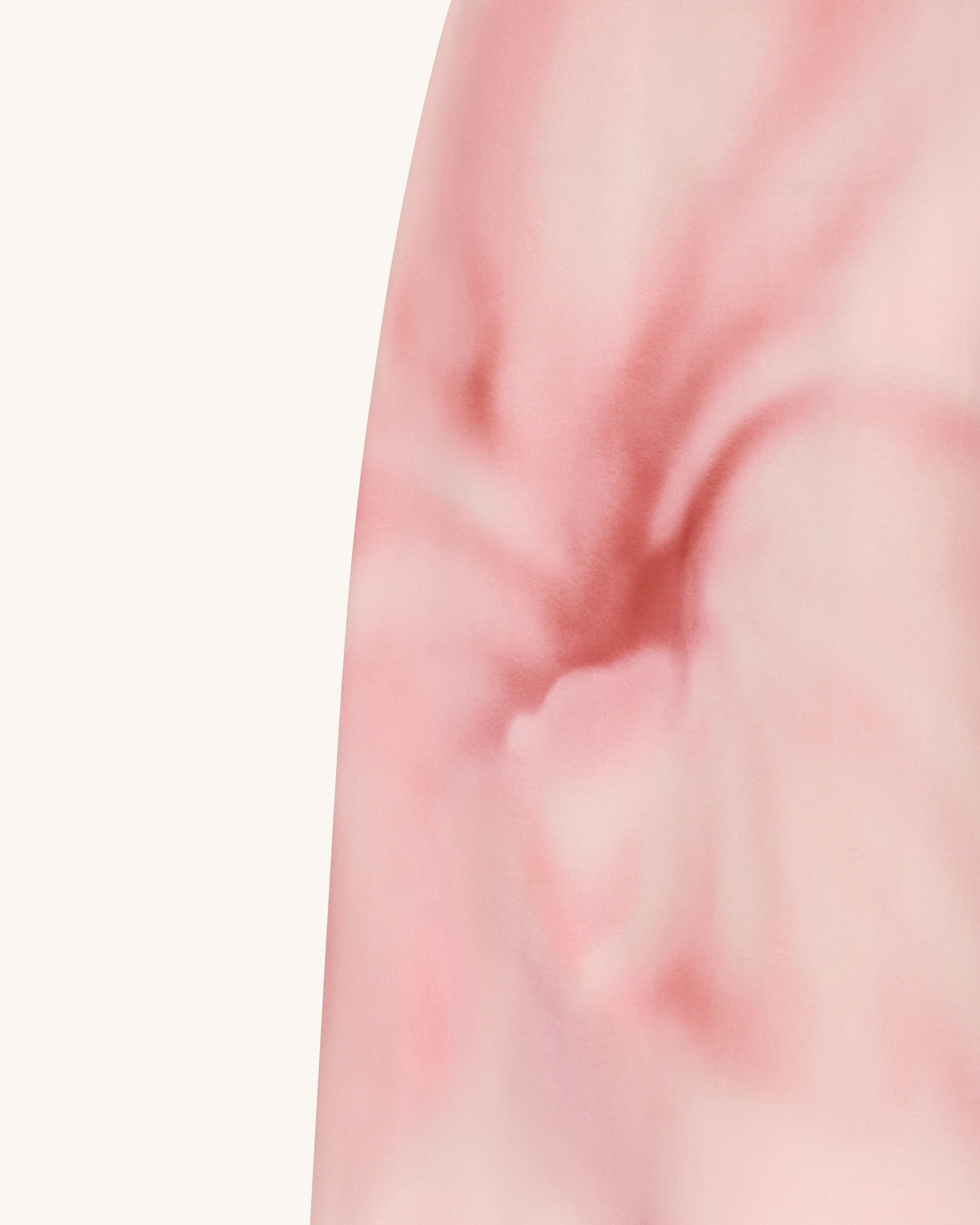 Aquarell-Blumenprint trägerloses Maxikleid - Rosa - Image 5