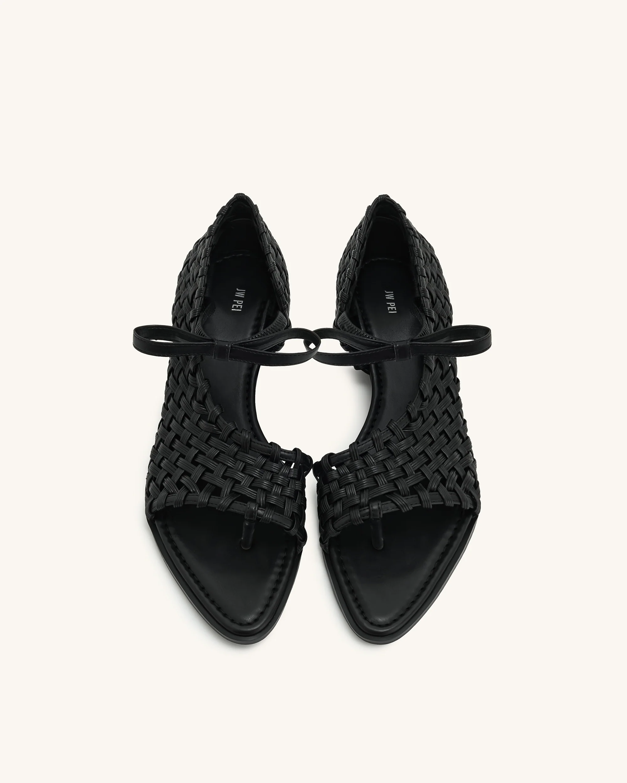 Jocelyn Flip-Flops mit gewebtem Riemen - Schwarz - Image 3