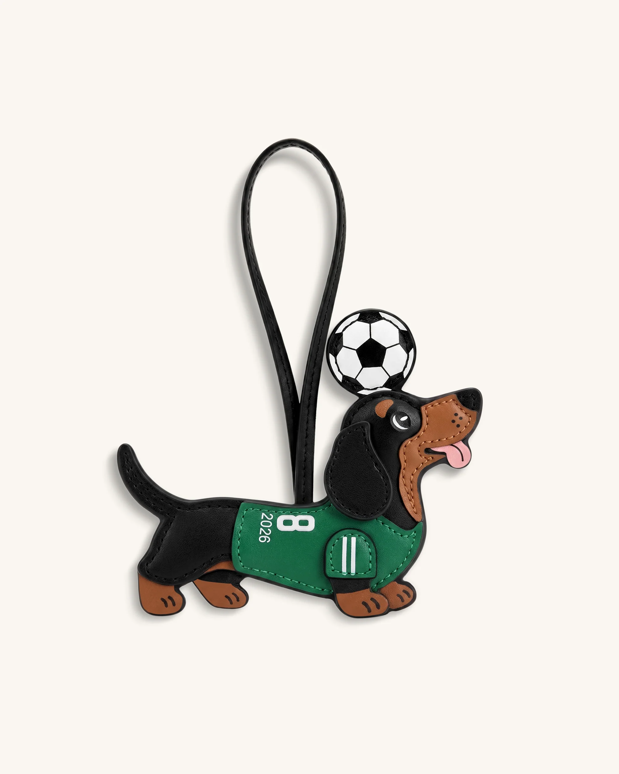 Weltmeisterschaft Dackel Fußball Trikot Anhänger - Grün