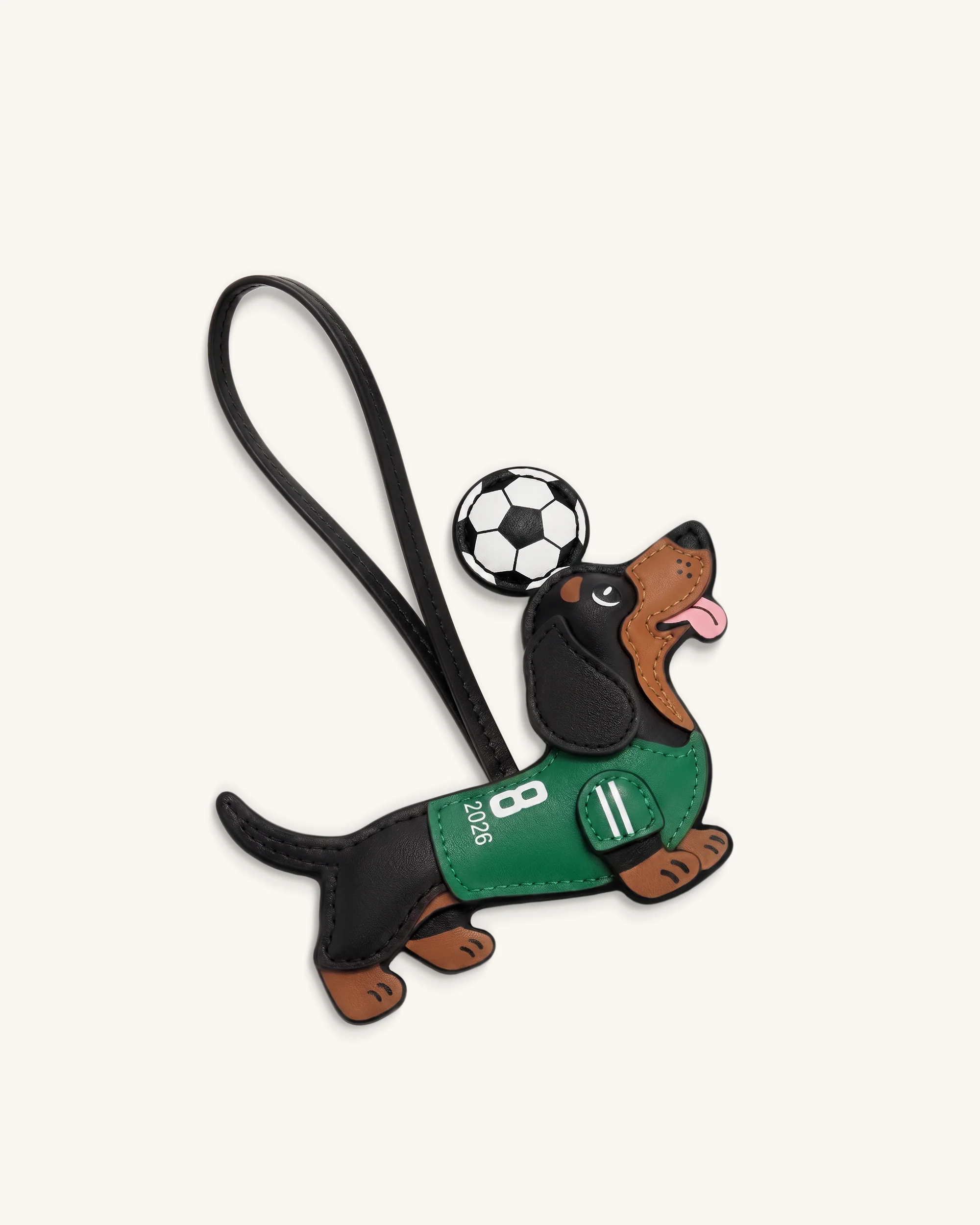 Weltmeisterschaft Dackel Fußball Trikot Anhänger - Grün - Image 3