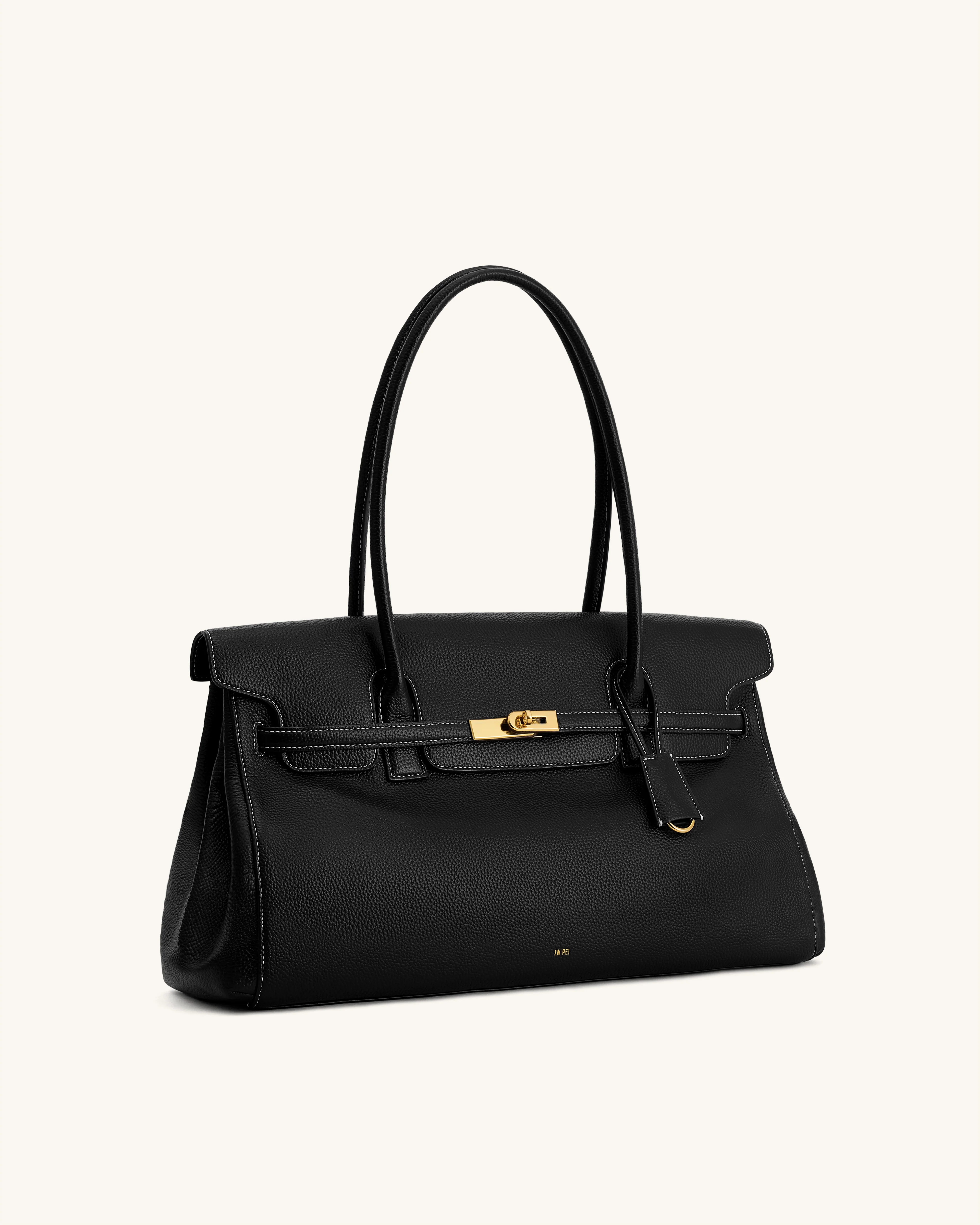 Yara Große Schultertasche - Schwarz - Image 2