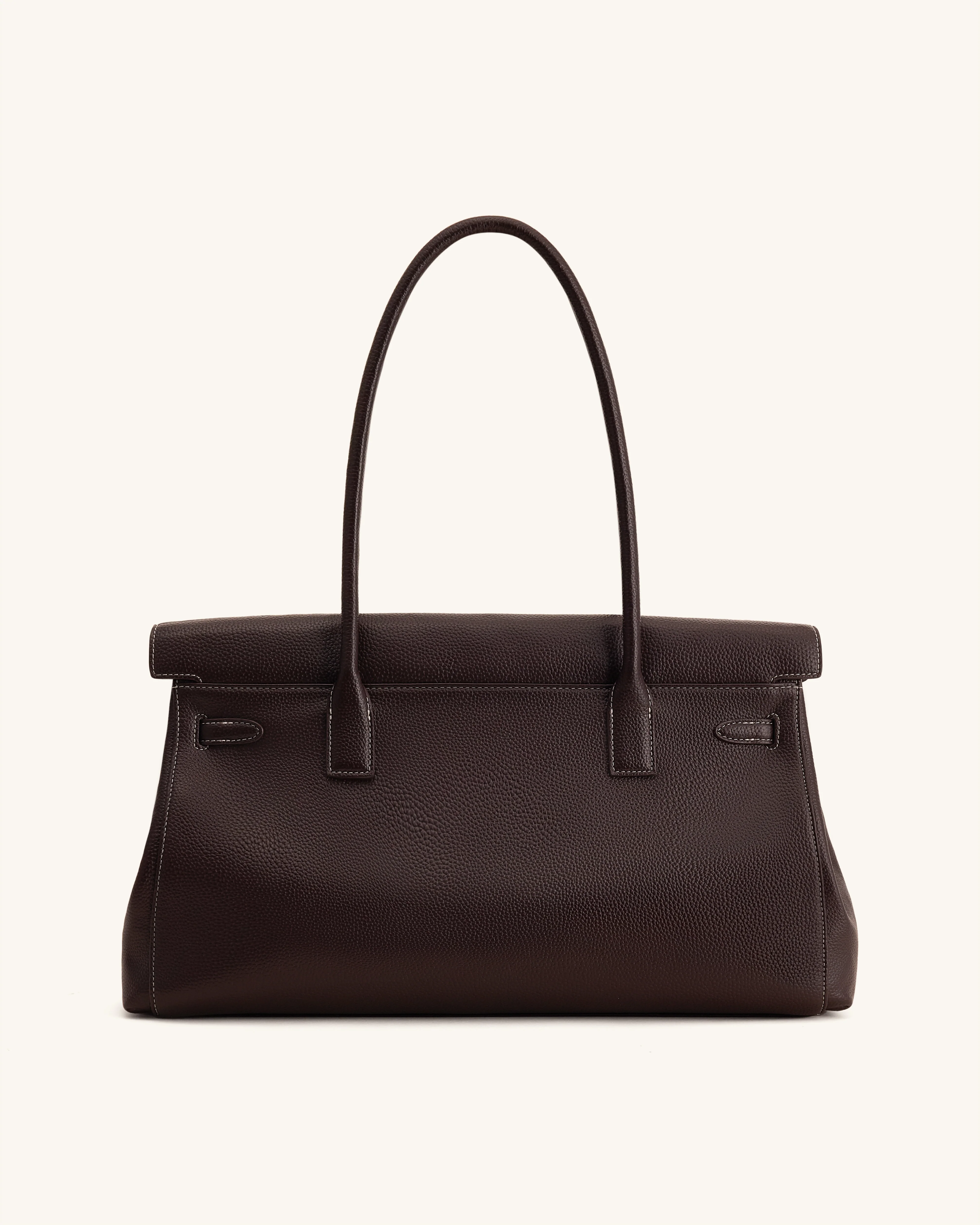 Yara Große Schultertasche - Dunkelbraun - Image 3