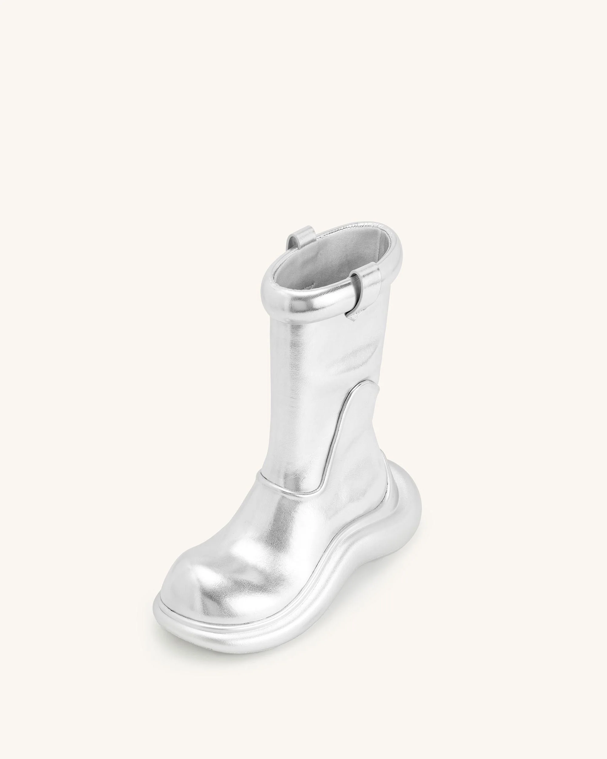 Zoie Metallic Regenstiefel - Silber - Image 2